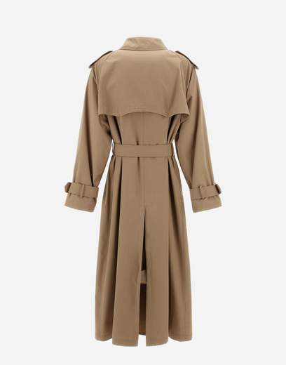 Herno Trench In Light Cotton Canvas