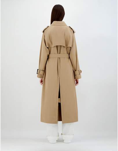Herno Trench In Light Cotton Canvas