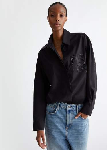 Liu°jo Camicia Over Con Mini Borchie