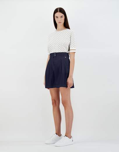 Herno Shorts In Light Cotton Stretch