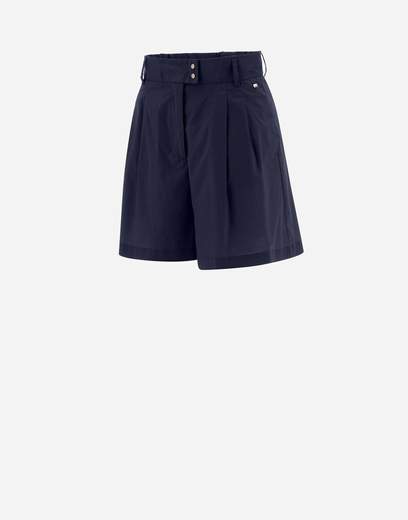 Herno Shorts In Light Cotton Stretch