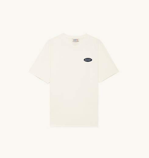 Autry T-shirt In Cotone Label Per Il Tempo Libero