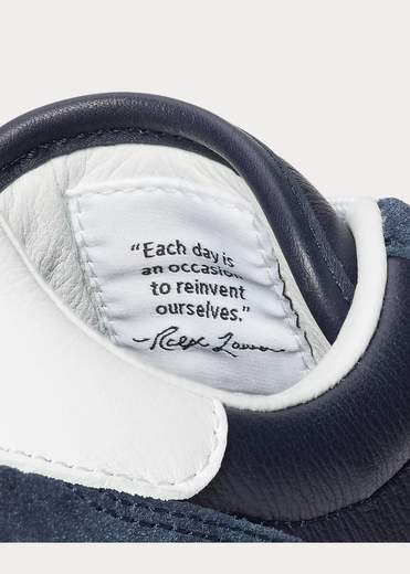 Polo Ralph Lauren Sneaker Spa Racer 100 Pelle E Camoscio