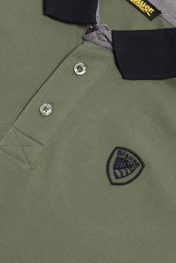 BLAUER POLO UOMO