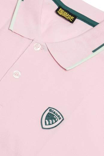 BLAUER POLO UOMO