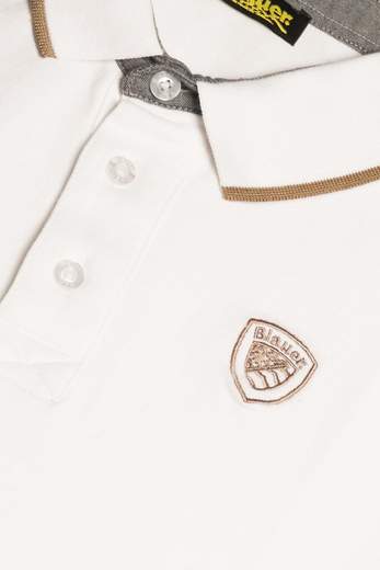 BLAUER POLO UOMO