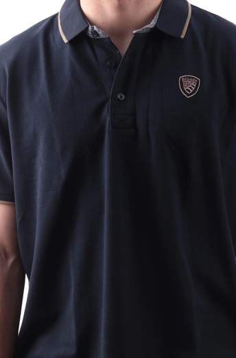 BLAUER POLO UOMO