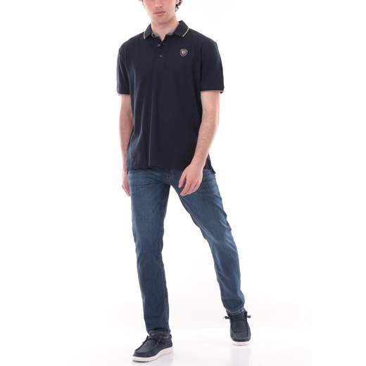 BLAUER POLO UOMO