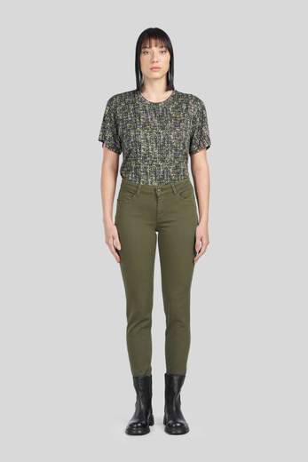 caractere PANTALONE - DRILL TINTO CAPO DONNA