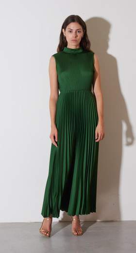 ANGELA DAVIS ABITO PLISSETTATO