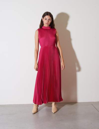 ANGELA DAVIS ABITO PLISSETTATO