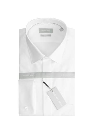 MICHAEL KORS DOUBLE CUFF EVENING SLIM SHIRT UOMO
