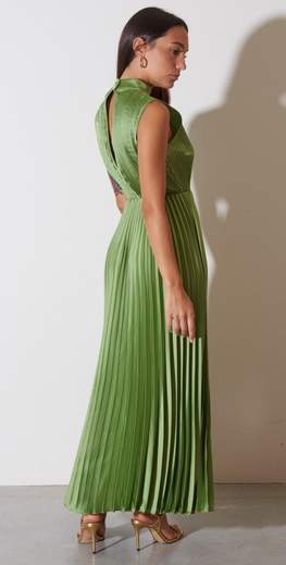 ANGELA DAVIS ABITO PLISSETTATO