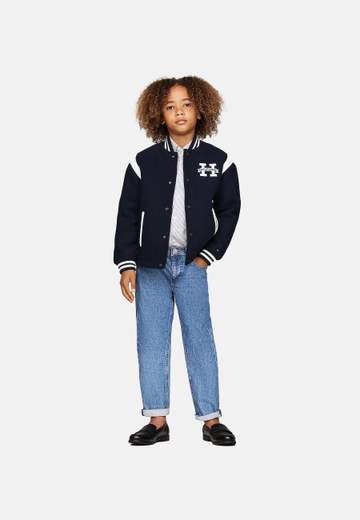 TOMMY HILFIGER KIDS H PADDED BOMBER JACKET BAMBINI E RAGAZZI