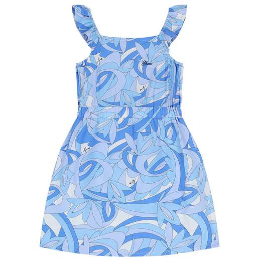 GUESS KIDS POPLIN SL TANK DRESS BIMBA