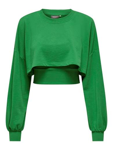 ONLY ONLBRITT L/S CROP 2 PCS O-NECK UB CC SWT DONNA