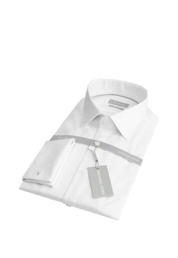 MICHAEL KORS DOUBLE CUFF EVENING SLIM SHIRT UOMO