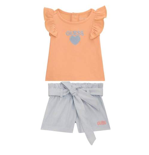 GUESS KIDS SET SS T-SHIRT+ STR POPLIN SHOR BIMBA