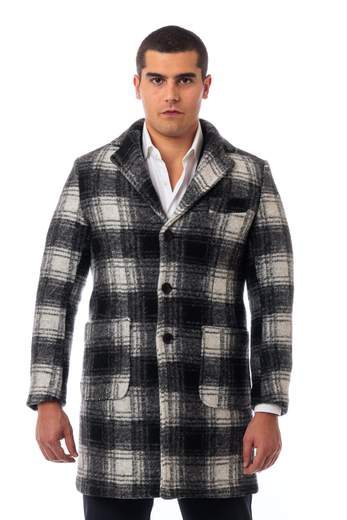 BARBATI CAPPOTTO MONOPETTO TASCHE A TOPPA UOMO