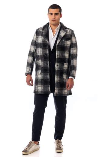 BARBATI CAPPOTTO MONOPETTO TASCHE A TOPPA UOMO