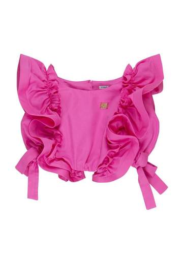 PINKO UP POPELIN TOP BABY BIMBA