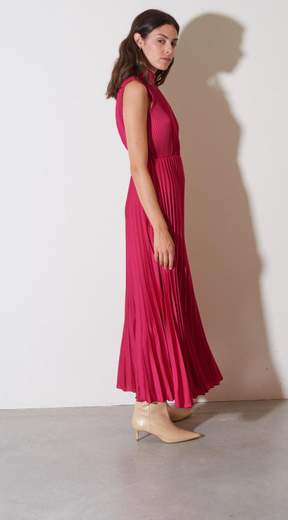 ANGELA DAVIS ABITO PLISSETTATO