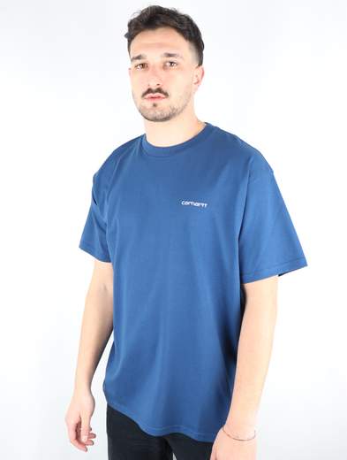 CARHARTT WIP T-SHIRT S/S SCRIPT EMBROIDERY T-SHIRT UOMO