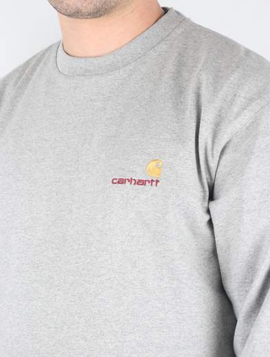 CARHARTT WIP T-SHIRT L/S AMERICAN SCRIPT T-SHIRT UOMO