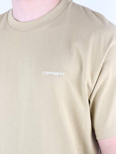 CARHARTT WIP T-SHIRT S/S SCRIPT EMBROIDERY T-SHIRT UOMO