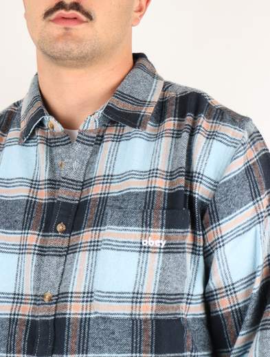 OBEY CAMICIA ALEX WOVEN LS UOMO