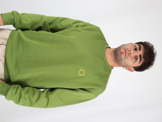 BLACK SHEEP FELPA LOGO BASIC CREW UOMO