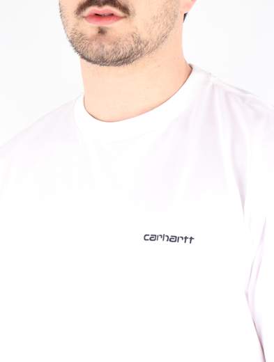 CARHARTT WIP T-SHIRT S/S SCRIPT EMBROIDERY T-SHIRT UOMO