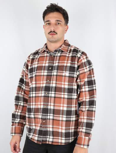 OBEY CAMICIA BENNY CORD WOVEN LS UOMO