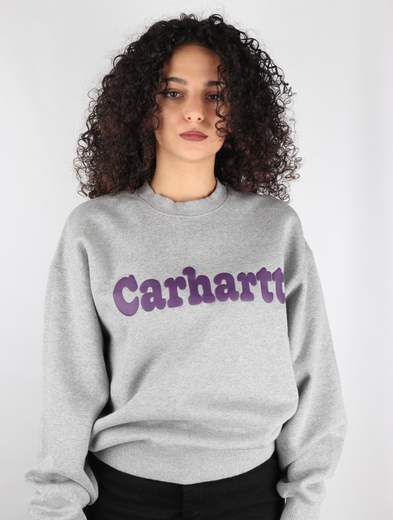 CARHARTT WIP FELPA W' BUBBLES SWEAT DONNA