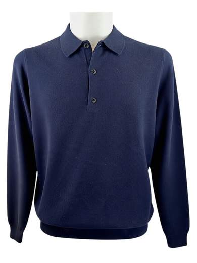 JEORDIE'S POLO MERINO CASHMERE