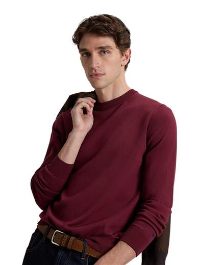 WOOLRICH MAGLIA GIROCOLLO PURO COTONE