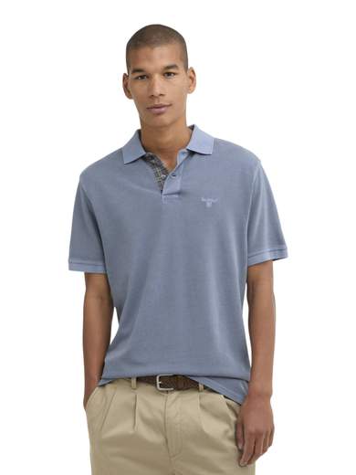 BARBOUR POLO PIQUET PURO COTONE VINTAGE MAN. CORTA