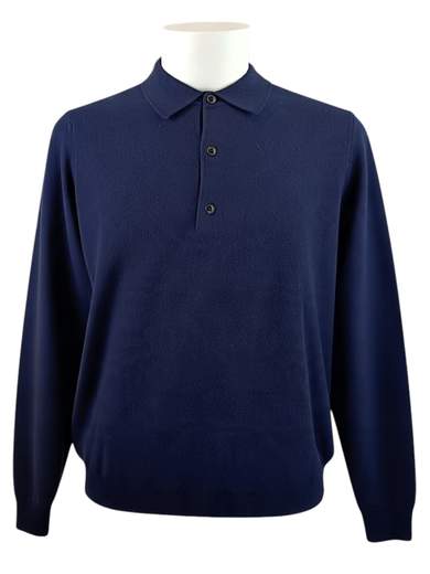 JEORDIE'S POLO MERINO CASHMERE