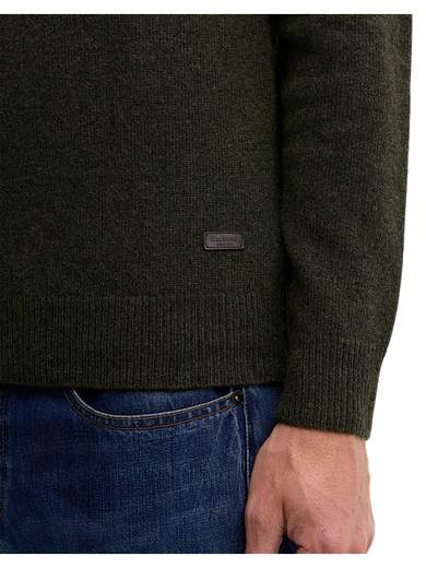 BARBOUR MAGLIA MEZZA ZIP PURA LANA