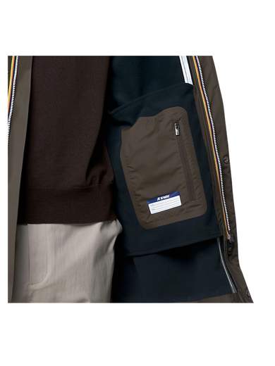 K-WAY TRENCH CAPPUCCIO