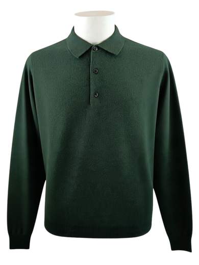 JEORDIE'S POLO MERINO CASHMERE