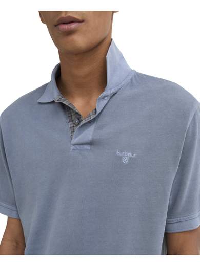 BARBOUR POLO PIQUET PURO COTONE VINTAGE MAN. CORTA