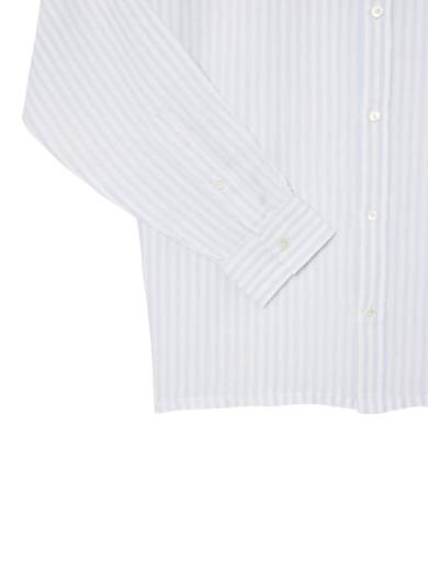 LACOSTE CAMICIA B. DOWN PURO LINO MANICA LUNGA