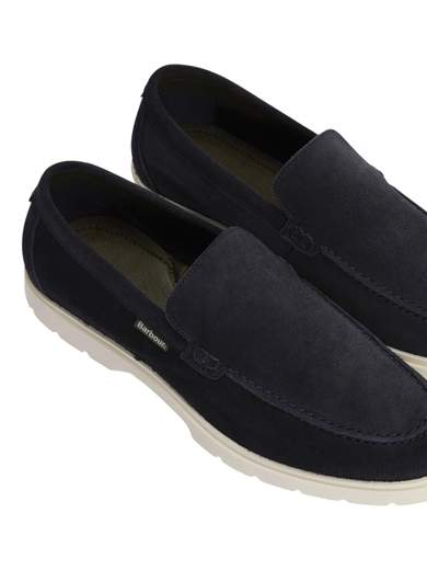 BARBOUR MOCASSINO PELLE SCAMOSCIATA