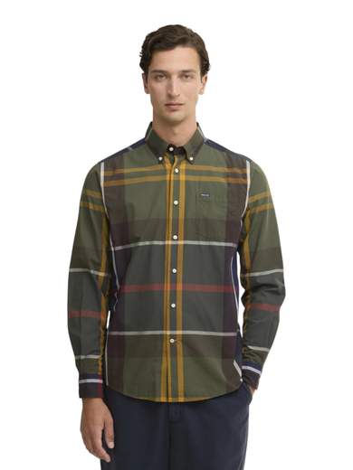 BARBOUR CAMICIA BOTTON DOWN PURO COTONE