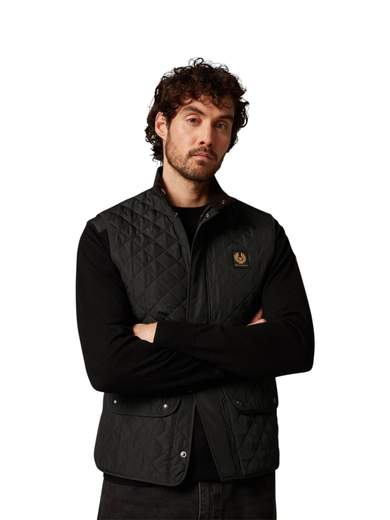 BELSTAFF GILET TRAPUNTATO TECNICO