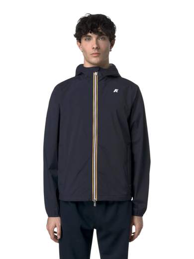K-WAY GIUBBOTTO ZIP CAPPUCCIO FODERATO COTONE