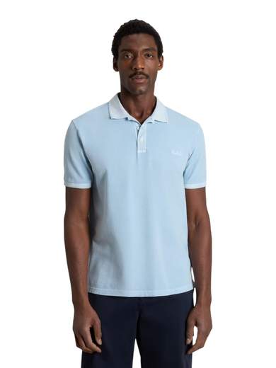WOOLRICH POLO PIQUET VINTAGE PURO COTONE MANICA CORTA