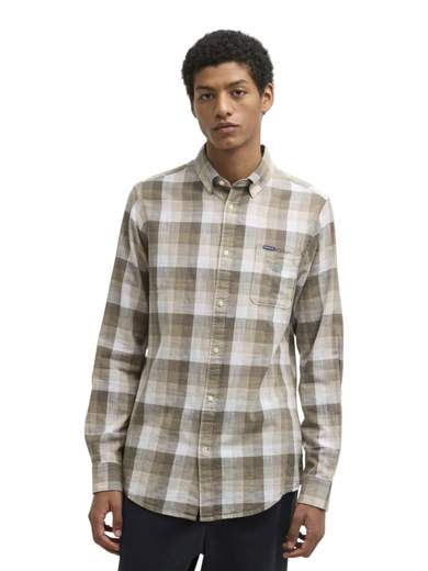 BARBOUR CAMICIA BOTTON DOWN PURO COTONE