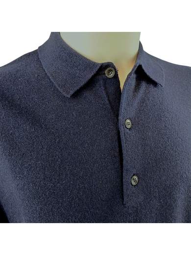JEORDIE'S POLO MERINO CASHMERE